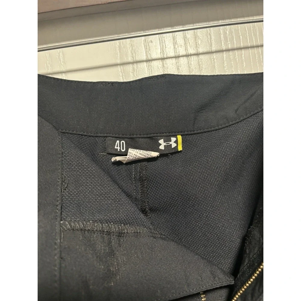 Under Armour‎ Heatgear Shorts Adult 40 Black Golf Loose Fit Mens